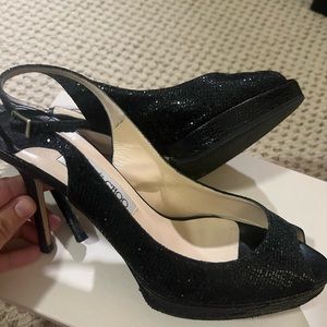 Jimmy Choo Glitter Nova Slingback